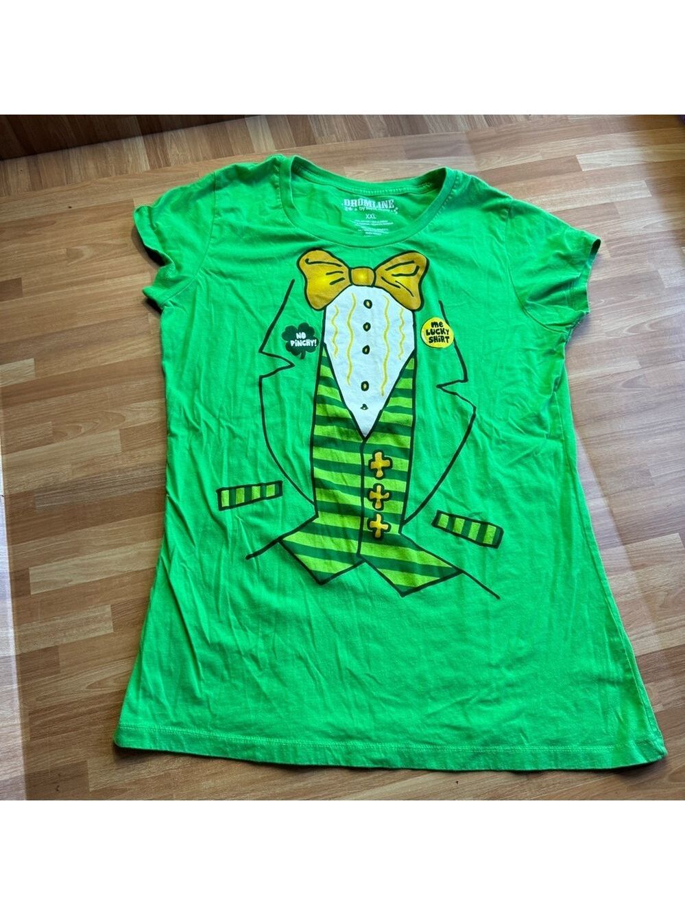 Drum line st. Patrick's day tshirt size xxl